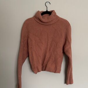 Abercrombie & Fitch Women's Cowl Neck Sweater - Rust